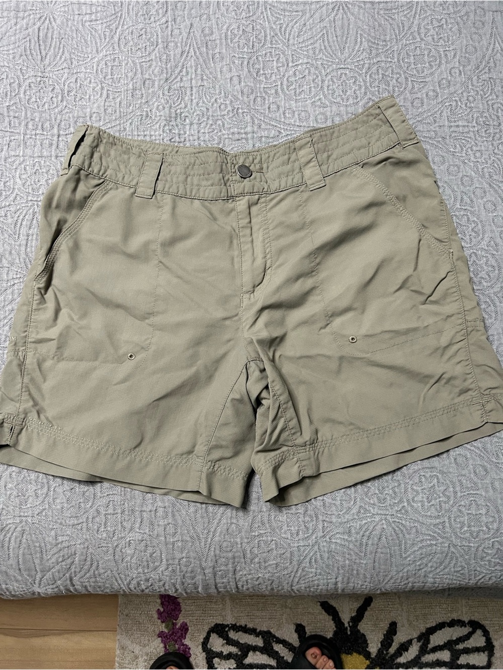 Light Khaki Utility Shorts